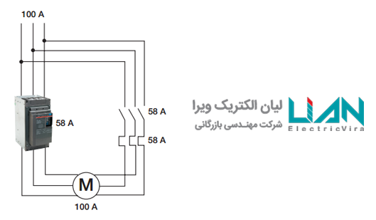 لیان الکتریک ویرا -سافت استارتر -اتصال مثلث داخلی